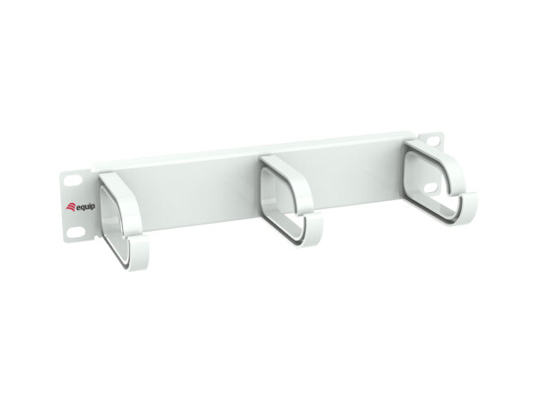 Equip 10" Kabelmanagement 3xPlastikringe         1U  RAL7035