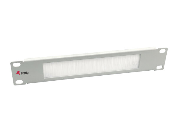 Equip 10" Bürstenblende                          1U  RAL7035