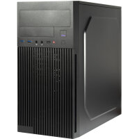 Inter-Tech Geh IT-6521 black Micro-Tower 2xUSB 3.2 Gen 1