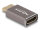 DELOCK HDMI Adapter Stecker zu Buchse 8K 60 Hz grau Metall