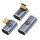 GRAUGEAR 40Gbps USB-C Adapter Aluminium 3er Pack