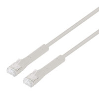 INTELLINET Patchkabel Flexi Cat6a F/FTP 0.3m 10G Kupfer grau