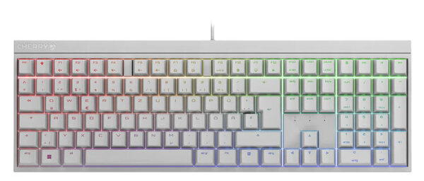 CHERRY XTRFY MX 2.0S Tastatur RGB Wired DE MX2A Rot weiß