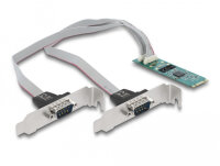 DELOCK M.2 Karte mit Standard und Low Profile Slotblenden