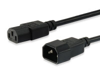 Equip Kaltgeräteverl.-Kabel IEC C14->IEC C13...