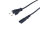 Equip Stromkabel 2pin Euro  ->C7  St/Bu   schwarz  3.00m PVC Polybeutel