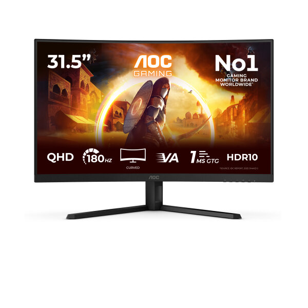 AOC 81,3cm (31,5") CQ32G4VE 16:09 HDMI+DP Curved Bl/Gr