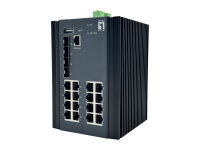LevelOne Industr.Switch 16xGE/4xSFP/4x2.5GSFP     Managed L2