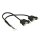 DELOCK USB Kabel Pinheader 8Pin -> 2x A Bu/Bu 0.25m