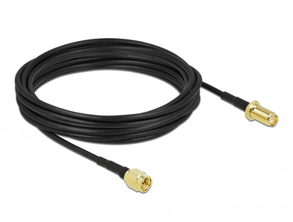 DELOCK Antennenkabel SMA Stecker zu SMA Buchse LMR/CFD1007,5