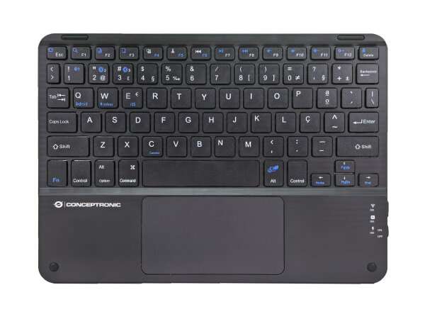 CONCEPTRONIC 10" Wireless Tastatur BT5.4   Layout PT schwarz