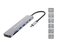 CONCEPTRONIC  7-1 Dock USB-C->HDMI/USB-C/2xUSB-A/+...