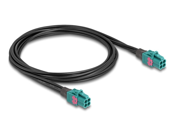 DELOCK Kabel Mini FAKRA Z Buchse quad zu Mini FAKRA Z BU qua