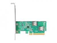 DELOCK PCI Express 4.0 x8 Karte zu 2 x intern SFF-8654 4i