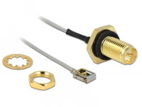 DELOCK Antennenkabel RP-SMA Buchse zum Einbau zu I-PEX