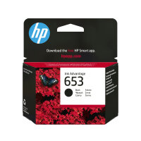 HP 653      Schwarz             Tintenpatrone 6ml