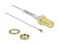DELOCK Antennenkabel SMA Buchse zum Einbau zu I-PEX Inc. MHF