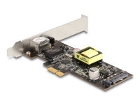DELOCK PCI Express x1 Karte auf 1x 2,5 Gigabit LAN PoE+ i225