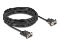 DELOCK Seriell Kabel RS-232 D-Sub9 Buchse zu D-Sub9 Bu 10m
