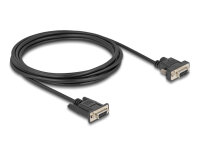 DELOCK Seriell Kabel RS-232 D-Sub9 Bu zu D-Sub9 Bu Stromans.