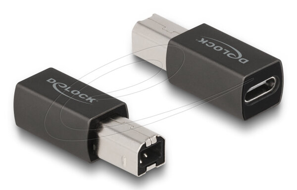 DELOCK USB 2.0 Adapter USB Type-C Buchse zu Typ-B Stecker