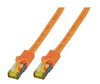 EFB RJ45 Patchkabel S/FTP Cat.6A LSZH Cat.7 Rohk. 1.50m oran
