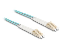 DELOCK LWL Kabel LC Duplex zu LC Duplex Multimode OM3 1 m