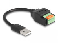 DELOCK USB 2.0 Kabel Typ-A St > Terminalblock Adapter...