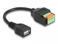 DELOCK USB 2.0 Kabel Typ-A Bu > Terminalblock Adapter...