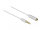 DELOCK Audio Verl. Kabel Klinke 3,55mm 4 P St/Bu 0,5m weiß