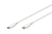 DIGITUS USB 2.0 Kabel Typ C -C Silikon St/St 1m...