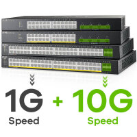 Zyxel XGS1935-52HP 52-Port Smart Managed PoE+ Switch, 48xGbe