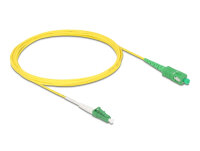 DELOCK Kabel LWL LC-APC zu SC-APC Simplex Singlemode OS2 2m