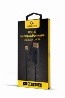 gembird USB-C auf Display-Port Adapter, schwarz (4k 60Hz)