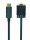 gembird Display Port zu VGA adapter Kabel, 1,8m, schw.
