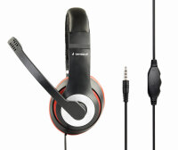 gembird Stereo-Headset mit Mikrofon, Schw.