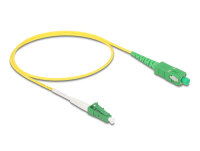 DELOCK Kabel LWL LC-APC zu LC-APC Simplex SinglemodeOS2 0,5m