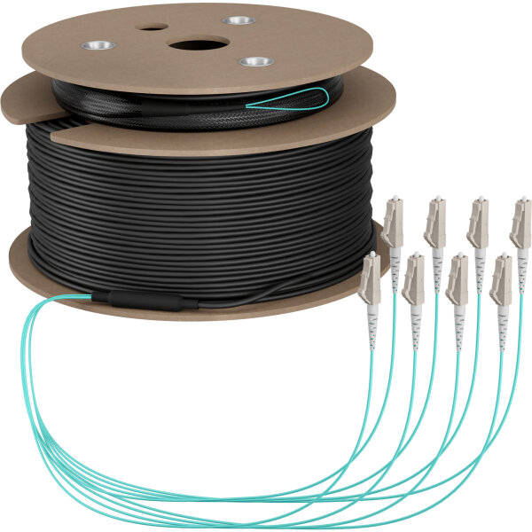 EFB  Trunkkabel U-DQ(ZN)BH 8G 50/125, LC/LC OM3 90m