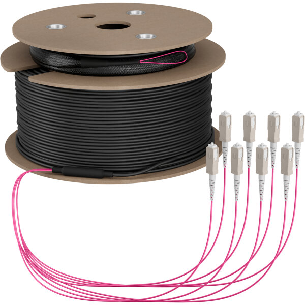 EFB  Trunkkabel U-DQ(ZN)BH 12G 50/125, SC/SC OM4 170m