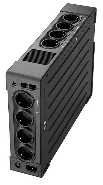 Eaton USV Ellipse PRO 1600 DIN 1600VA/1000W 8x Schuko Display schwarz
