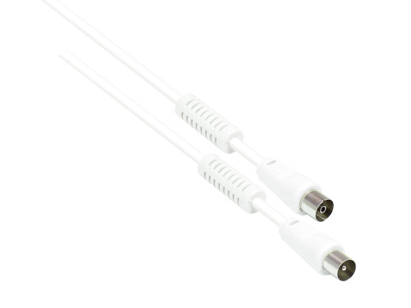 Good Connections TV Antennenkabel weiß 20m