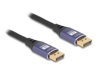 DELOCK DisplayPort Kabel 8K 60Hz 2m flieder Metall