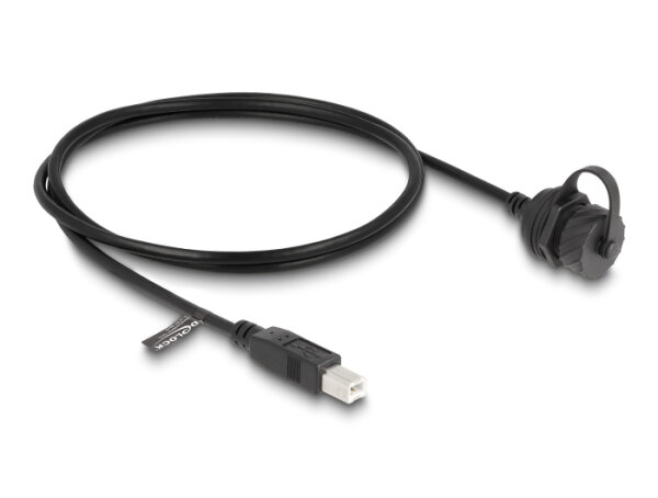 DELOCK Kabel USB 2.0 Typ-B St zu USB 2.0 Typ-B Bu einbau
