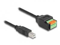 DELOCK USB 2.0 Kabel Typ-B St > Terminalblock Adapter...