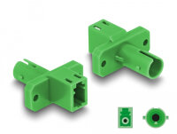 DELOCK LWL Hybrid Kupplung LC Simplex Bu zu ST Bu grün