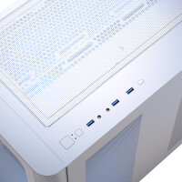 AeroCool Geh Midi P500C-G-WT-V1 o.N. Full Tempered Glas (Wh)