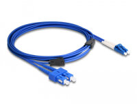 DELOCK LWL Kabel mit Metallarmierung LC Duplex Singlemode 3m