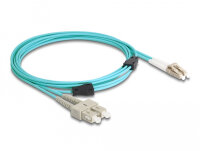 DELOCK LWL Kabel mit Metallarmierung LC Duplex Multimode 3m