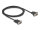 DELOCK Seriell Kabel RS-232 D-Sub9 Bu zu D-Sub9 Bu Pin 9 2m