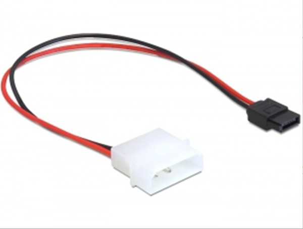 DELOCK Stromkabel Molex 2pin -> SATA 6Pin St/St 0.25m